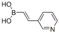 Boronic acid, [(1E)-2-(3-pyridinyl)ethenyl]- (9CI) Structure