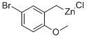 5-BROMO-2-METHOXYBENZYLZINC CHLORIDE 化学構造式