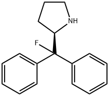 (R)-(+)-2-(FLUORODIPHENYLMETHYL)PYRROLI& Structure