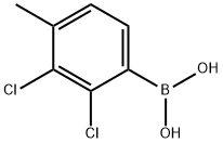 2,3-DICHLORO-4-METHYLPHENYLBORONIC ACID Structure