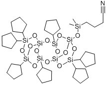 氰基丙基二甲基硅氧基-POSS, 352538-80-8, 结构式