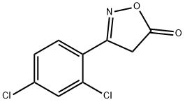 3-(2,4-dichlorophenyl)-5(4H)-isoxazolone 结构式