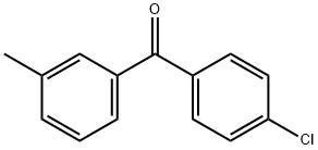 4-CHLORO-3'-METHYLBENZOPHENONE Struktur