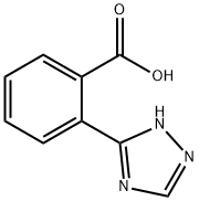 2-(1H-1,2,4-三唑-3-基)苯甲酸 结构式