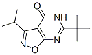 6-tert-Butyl-3-isopropylisoxazolo[5,4-d]pyrimidin-4(5H)-one Structure