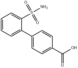 2-磺酰基-联苯-4-羧酸 结构式