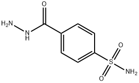 4-(肼羰基)苯磺酰胺, 35264-29-0, 结构式