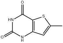 6-METHYLTHIENO[3,2-D]PYRIMIDINE-2,4-DIOL 化学構造式