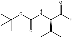 Carbamic acid, [(1R)-1-(fluorocarbonyl)-2-methylpropyl]-, 1,1-dimethylethyl 化学構造式