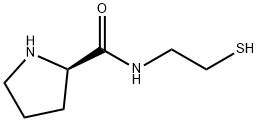 2-Pyrrolidinecarboxamide,N-(2-mercaptoethyl)-,(2R)-(9CI) 结构式