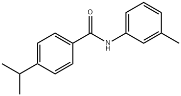 Benzamide, 4-(1-methylethyl)-N-(3-methylphenyl)- (9CI) 结构式