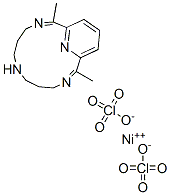 nickel(II) (2,12-dimethyl-3,7,11,17-tetraazabicyclo(11.3.1)heptadeca-1(17),2,11,13,15-pentaene) perchlorate 结构式