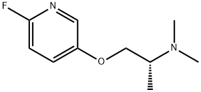 2-Propanamine,1-[(6-fluoro-3-pyridinyl)oxy]-N,N-dimethyl-,(2R)-(9CI) 结构式