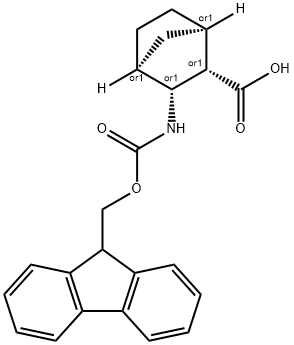 FMOC-3-EXO-AMINOBICYCLO[2.2.1]HEPTANE-2-EXO-CARBOXYLIC ACID Structure
