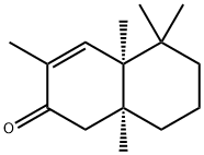 (cis)-4a,5,6,7,8,8a-hexahydro-3,4a,5,5,8a-pentamethylnaphthalene-2(1H)-one Struktur