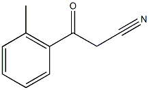 3-(2-METHYLPHENYL)-3-OXOPROPANENITRILE 化学構造式