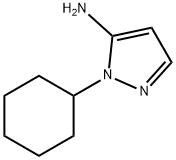 1-环己基-1H-吡唑-5-胺, 3528-50-5, 结构式