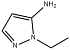 1-エチル-1H-ピラゾール-5-アミン 化学構造式