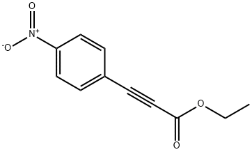 (4-NITRO-PHENYL)-PROPYNOIC ACID ETHYL ESTER Structure