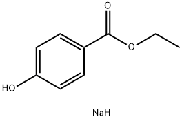 p-Hydroxybenzoic acid ethyl ester sodium salt Struktur