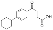 4-cyclohexyl-gamma-oxobenzenebutyric acid Struktur