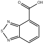 2,1,3-苯并噻二唑-4-甲酸 结构式