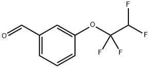 3-(1,1,2,2-テトラフルオロエトキシ)ベンズアルデヒド 化学構造式