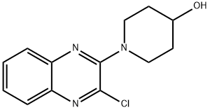 1-(3-Chloro-quinoxalin-2-yl)-piperidin-4-ol, 98+% C13H14ClN3O, MW: 263.72 Struktur