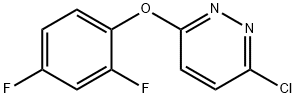 3-氯-6-(2,4-二氟苯氧基)哒嗪, 353258-85-2, 结构式