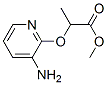 Propanoic acid, 2-[(3-amino-2-pyridinyl)oxy]-, methyl ester (9CI) 化学構造式