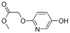 Acetic acid, [(5-hydroxy-2-pyridinyl)oxy]-, methyl ester (9CI) Struktur