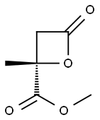2-Oxetanecarboxylicacid,2-methyl-4-oxo-,methylester,(2S)-(9CI) Struktur