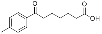 7-(4-メチルフェニル)-7-オキソヘプタン酸 化学構造式