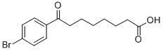 8-(4-BROMOPHENYL)-8-OXOOCTANOIC ACID Structure