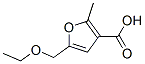 5-(Ethoxymethyl)-2-methyl-3-furancarboxylic acid Structure