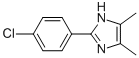 2-(4-CHLORO-PHENYL)-4,5-DIMETHYL-1H-IMIDAZOLE 化学構造式