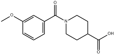 1-(3-methoxybenzoyl)piperidine-4-carboxylic acid