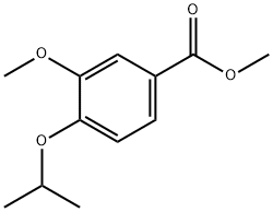 4-(异丙氧基)-3-甲氧基苯甲酸甲酯, 3535-27-1, 结构式