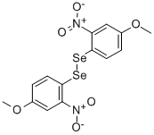 BIS(4-METHOXY-2-NITROPHENYL)DISELENIDE, 35350-45-9, 结构式