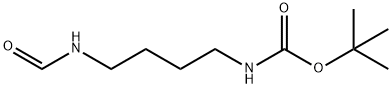 Carbamic acid, [4-(formylamino)butyl]-, 1,1-dimethylethyl ester (9CI) Structure