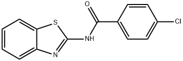 N-(1,3-benzothiazol-2-yl)-4-chlorobenzamide Structure