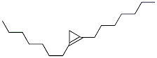 1,2-Diheptylcyclopropene Structure