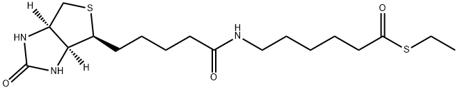 6-(ビオチニルアミノ)チオカプロン酸S-エチルエステル 化学構造式