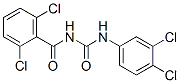 2,6-Dichloro-N-[[(3,4-dichlorophenyl)amino]carbonyl]benzamide Structure