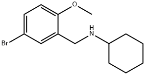 N-(5-BROMO-2-METHOXYBENZYL)CYCLOHEXANAMINE Structure