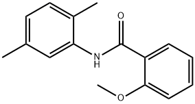 N-(2,5-二甲基苯基)-2-甲氧基苯甲酰胺 结构式