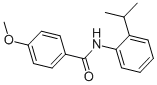 N-(2-isopropylphenyl)-4-methoxybenzamide Struktur