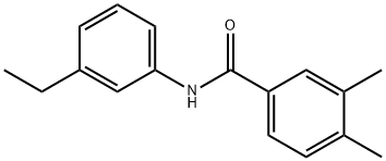 Benzamide, N-(3-ethylphenyl)-3,4-dimethyl- (9CI) Structure