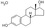 Β-エストラジオール 1/2水和物 化学構造式