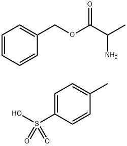 DL-丙氨酸苯甲酯 4-甲基苯磺酸盐,35386-78-8,结构式